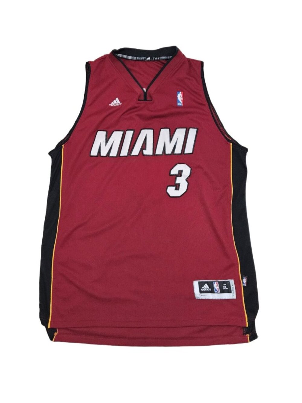 Miami Heat Dwyane Wade #3 adidas Jersey Men's XL +2